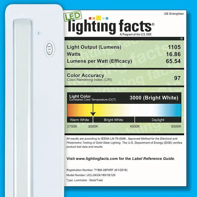 Alt view image 3 of 12 - GE Enbrighten Premium 24 Inches LED Direct Fixture Wire Under Cabinet Light, White