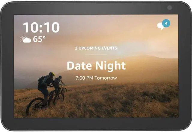 Alt view image 20 of 20 - Amazon Echo Show 8 Smart Speaker with Alexa 8" HD Smart Display - Black