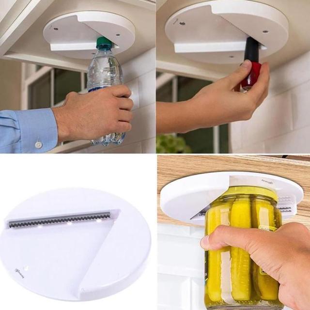 Under Cabinet Jar Opener,under Cabinet Jar Lid & Bottle Opener