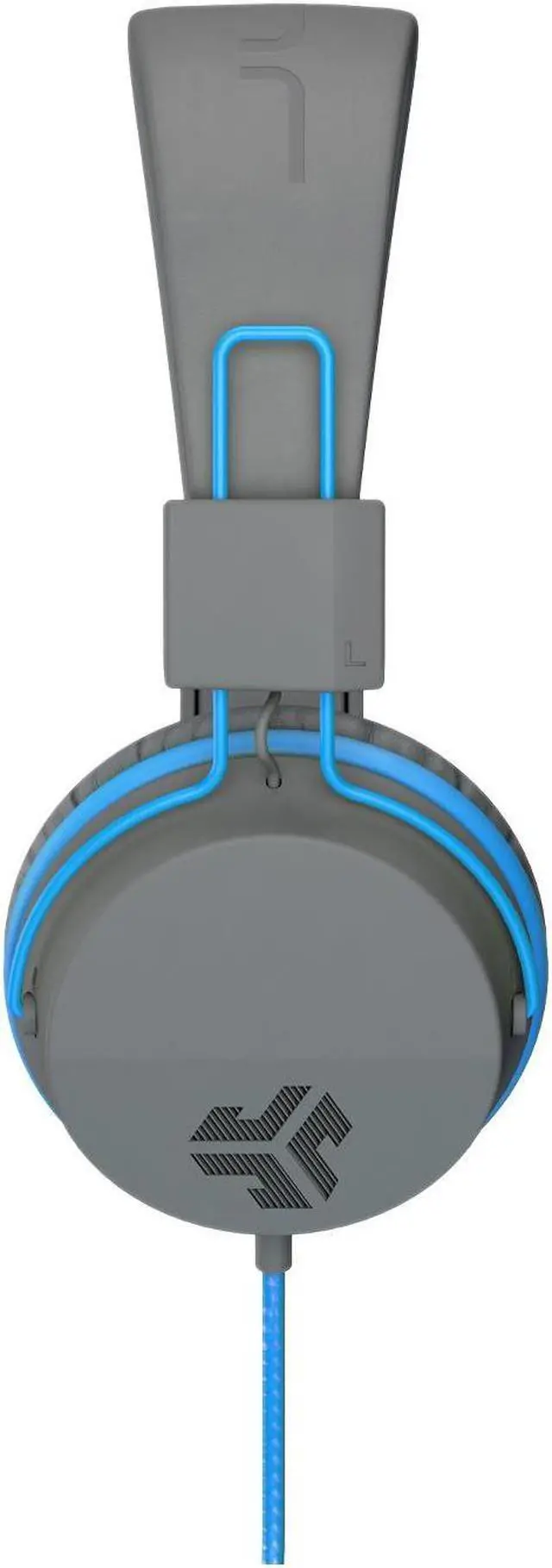 Alt view image 3 of 8 - JLAB Gray/Blue NEONHP-GRYBLU-BOX Neon On Ear Headphones with Universal Mic