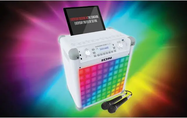Alt view image 4 of 5 - ION Audio Portable Karaoke Speaker with Vocal Effects