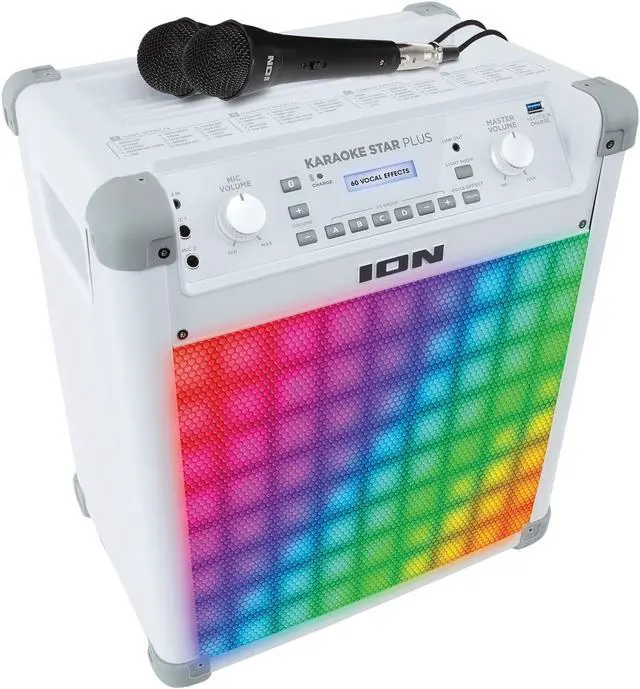 Alt view image 5 of 5 - ION Audio Portable Karaoke Speaker with Vocal Effects