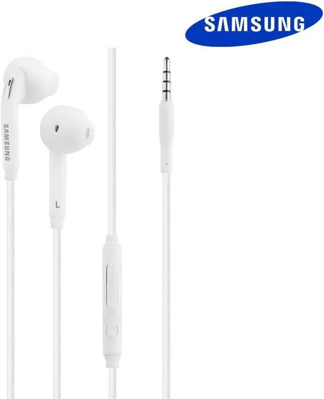 Alt view image 3 of 5 - Samsung OEM Wired Headset Headphones 3.5mm Ear Buds EG920BW - White