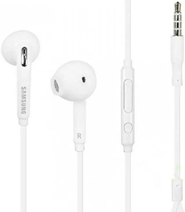 Alt view image 5 of 5 - Samsung OEM Wired Headset Headphones 3.5mm Ear Buds EG920BW - White