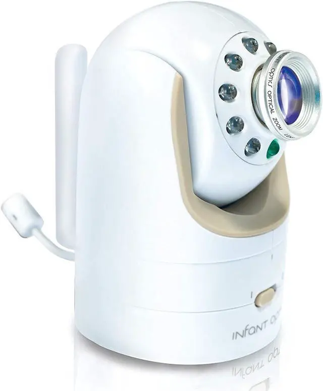 Alt view image 14 of 20 - Infant Optics DXR-8 Pan/Tilt/Zoom 3.5" Video Baby Monitor With Interchangeable Optical Lens
