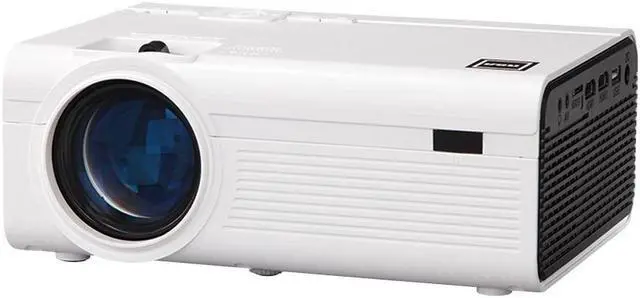 Alt view image 2 of 7 - RCA RPJ136 Max 150 Inch 1080p Compatible Compact Home Theater Projector featuring 2 HDMI Ports, White