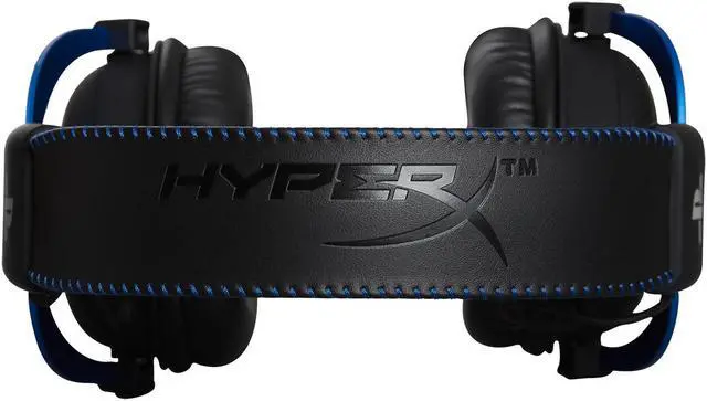 Alt view image 12 of 20 - HyperX Cloud Headset - Stereo - Blue - Mini-phone - Wired - 41 Ohm - 15 Hz - 25 kHz - Over-the-head - Binaural - Circumaural - 4.27 ft Cable - Electret, Condenser, Noise Cancelling Microphone