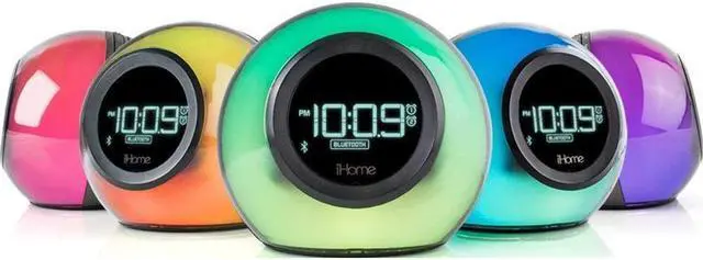 Alt view image 11 of 13 - iHome iBT29 Color Changing Dual Alarm Clock Radio With Bluetooth (Black)
