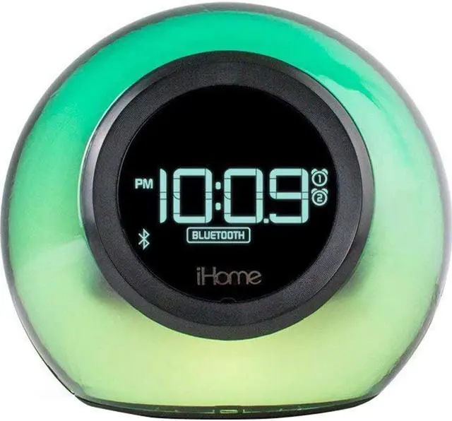 Alt view image 6 of 13 - iHome iBT29 Color Changing Dual Alarm Clock Radio With Bluetooth (Black)