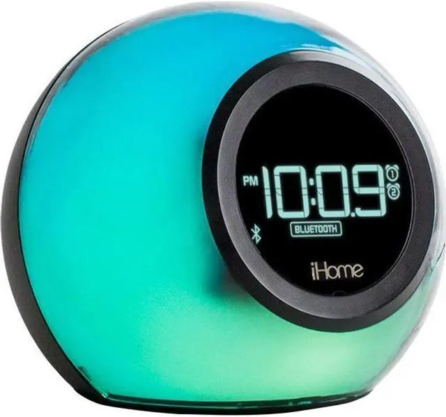 Alt view image 7 of 13 - iHome iBT29 Color Changing Dual Alarm Clock Radio With Bluetooth (Black)