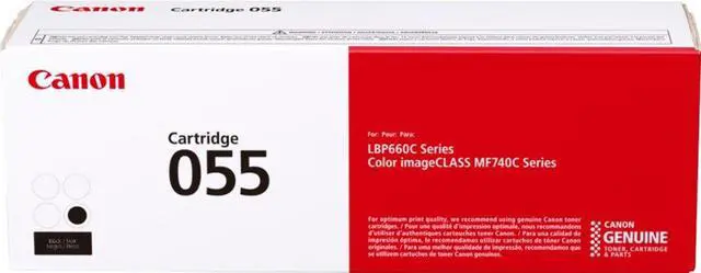 Alt view image 3 of 20 - Canon - 3016C001 - Canon 055 Original Toner Cartridge - Black - Laser - 2300 Pages - 1 Pack