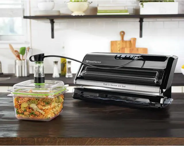 Alt view image 5 of 10 - FoodSaver FM5200 Series 2-In-1 Vacuum Sealing System for Food Preservation with Open Roll Storage