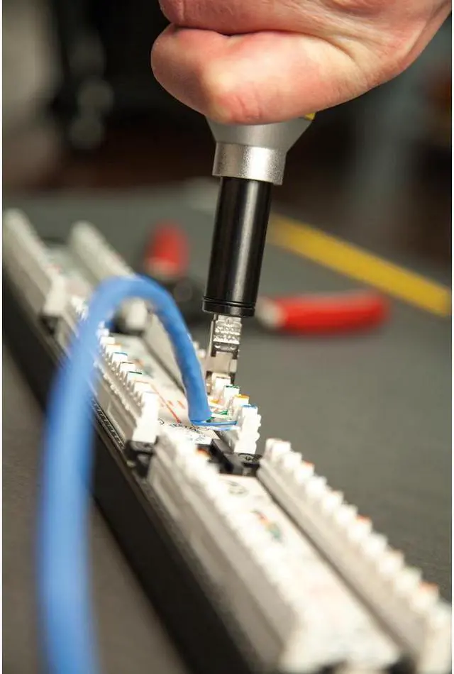 Alt view image 4 of 12 - Klein Tools VDV427-822 Cushion-Grip Impact Punchdown Tool Kit (110/66)