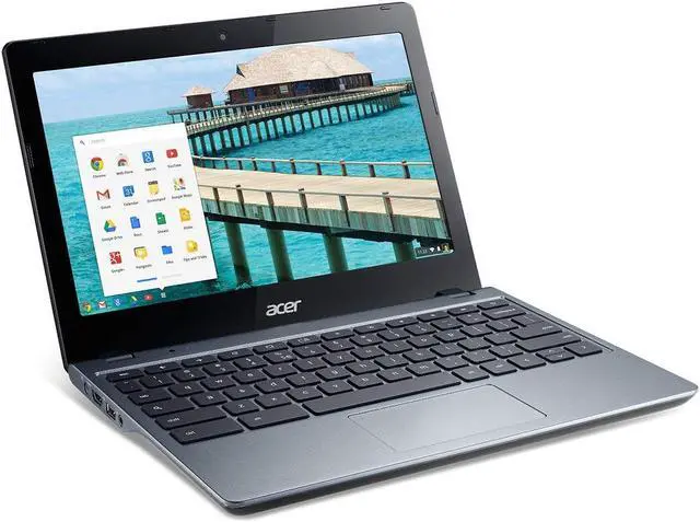 Alt view image 5 of 12 - Acer C720 Grade A Chromebook Intel Celeron 2955U (1.40 GHz) 2 GB Memory 16 GB SSD 11.6" 1366 x 768 Chrome OS
