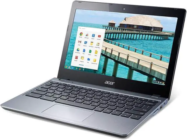 Alt view image 6 of 12 - Acer C720 Grade A Chromebook Intel Celeron 2955U (1.40 GHz) 2 GB Memory 16 GB SSD 11.6" 1366 x 768 Chrome OS