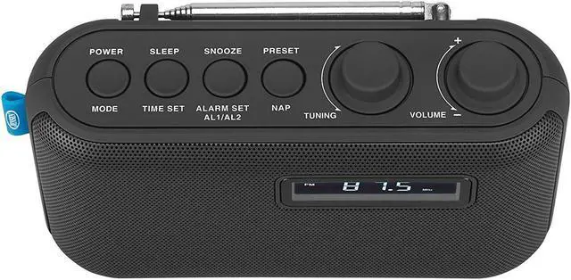 Alt view image 6 of 10 - Jensen[r] Sr-50 Portable Am/fm Digital Radio & Alarm Clock