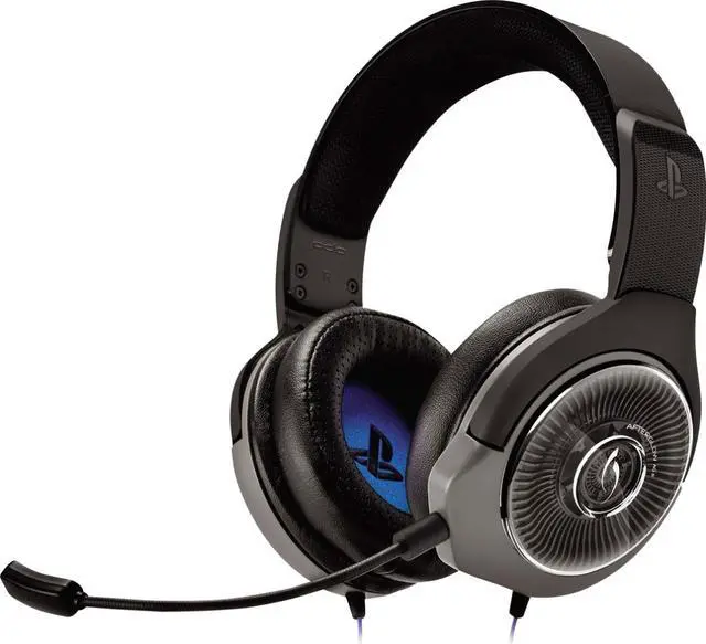 Alt view image 10 of 15 - PDP PS4 Afterglow AG 6 Wired Gaming Headset, 051-077-NA-BK