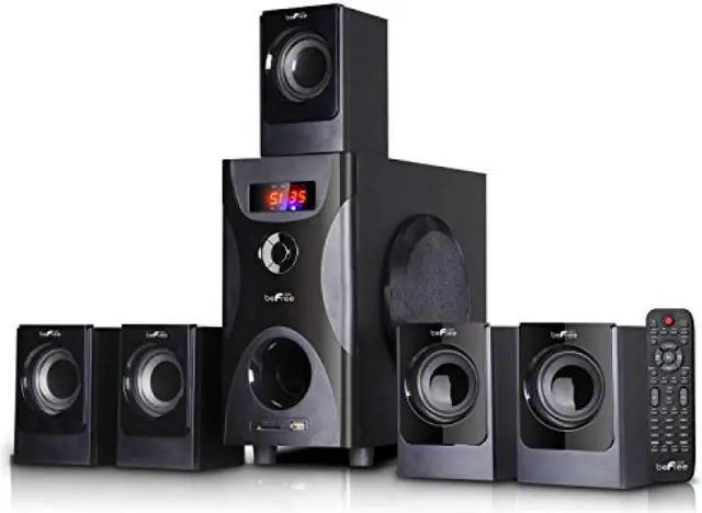 Alt view image 2 of 9 - beFree Sound BFS-425  5.1 Channel Surround Sound Bluetooth Speaker System in Black