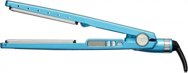 Alt view image 4 of 20 - BaByliss: Pro Nano Titanium Blue Flat Iron, 1.25 inches