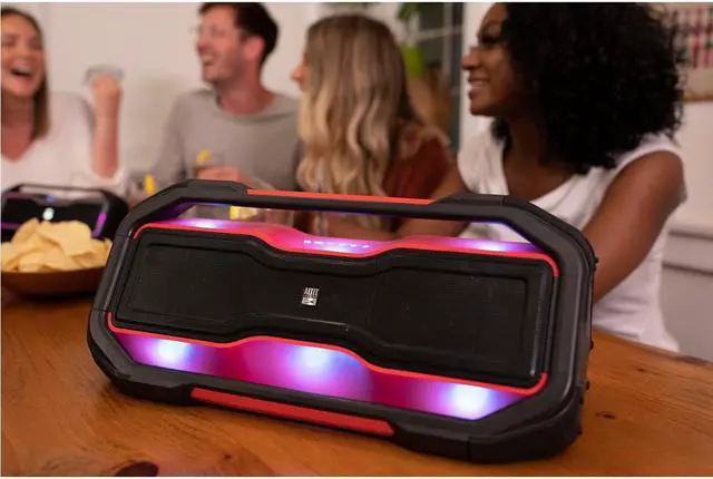 Alt view image 6 of 20 - RockBox XL Portable Bluetooth Speaker - Steel Gray