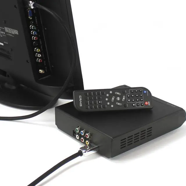Alt view image 7 of 17 - CRAIG CVD401A Compact HDMI DVD Player with Remote in Black