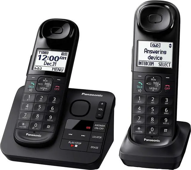 Alt view image 13 of 20 - Panasonic KX-TGL432B 2 Handset Cordless Phone
