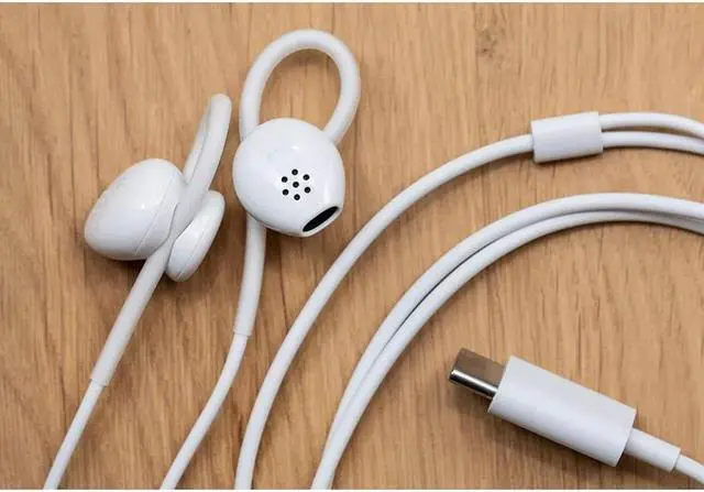 Alt view image 4 of 7 - Google GA00485-US Pixel USB-C Wired Earbuds, White