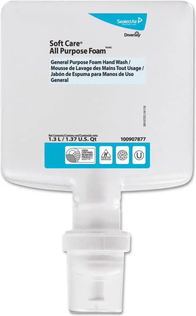 Alt view image 2 of 3 - Soft Care All Purpose Foam, Floral, 1.3 L Cartridge, 6/Carton 100907877