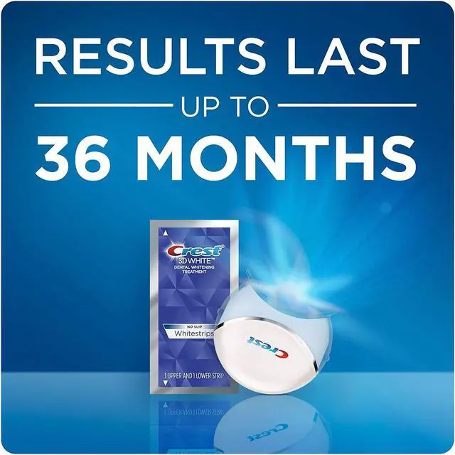 Alt view image 3 of 18 - crest 3d white whitestrips with light, teeth whitening strips kit, 10 count