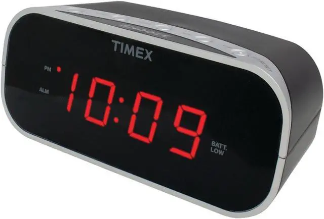 Alt view image 2 of 3 - Timex Alarm Clock Black