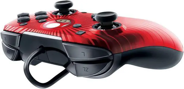 Alt view image 4 of 10 - PDP Nintendo Switch Faceoff Wired Pro Controller, Super Mario, 500-056-NA-D6 - Nintendo Switch