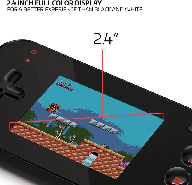 Alt view image 8 of 19 - dreamGEAR DGUN-2573 My Arcade Gamer V Portable Gaming System (Black)
