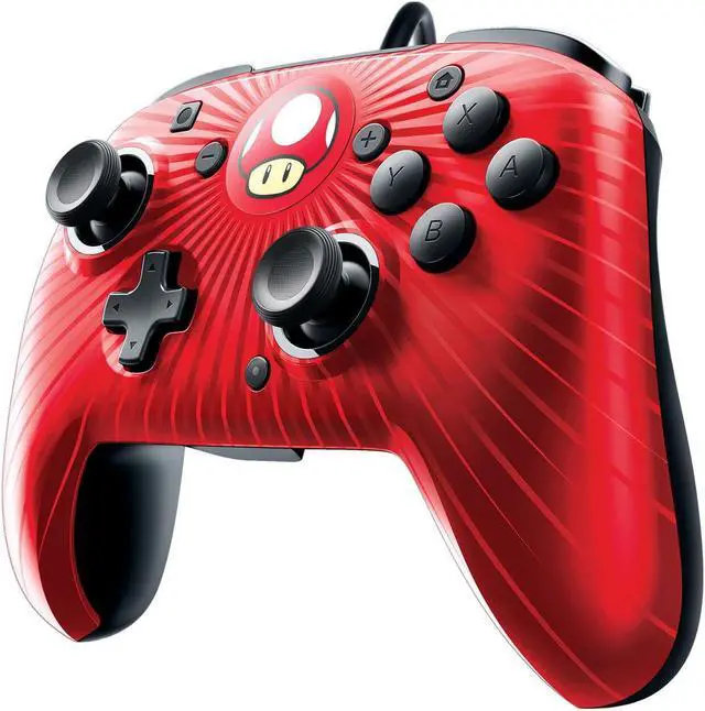 Alt view image 7 of 10 - PDP Nintendo Switch Faceoff Wired Pro Controller, Super Mario, 500-056-NA-D6 - Nintendo Switch