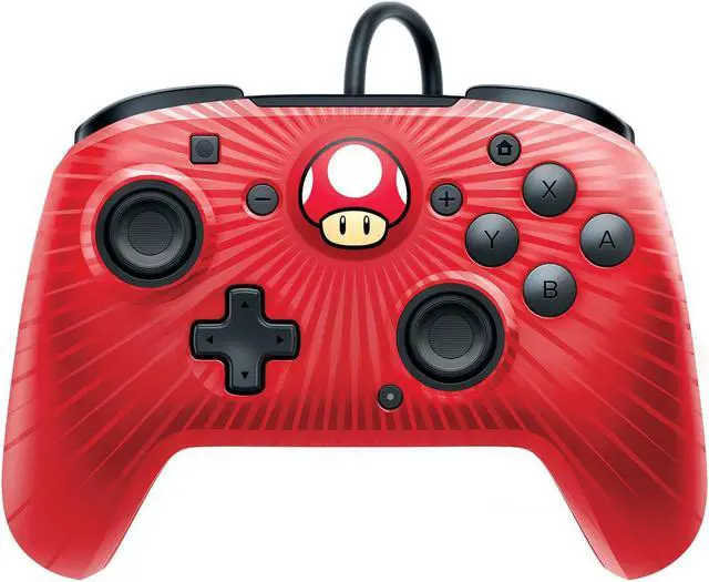 Alt view image 8 of 10 - PDP Nintendo Switch Faceoff Wired Pro Controller, Super Mario, 500-056-NA-D6 - Nintendo Switch