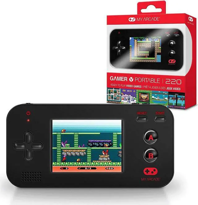 Alt view image 5 of 19 - dreamGEAR DGUN-2573 My Arcade Gamer V Portable Gaming System (Black)