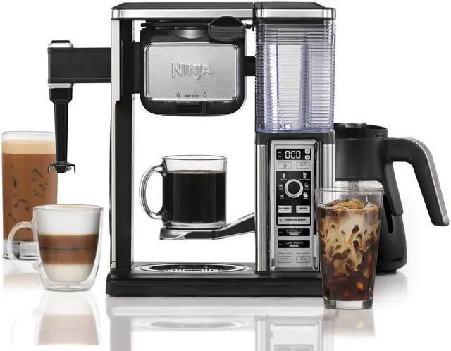 Alt view image 18 of 20 - Ninja - Coffee Bar 10-Cup Coffeemaker - Black/Stainless