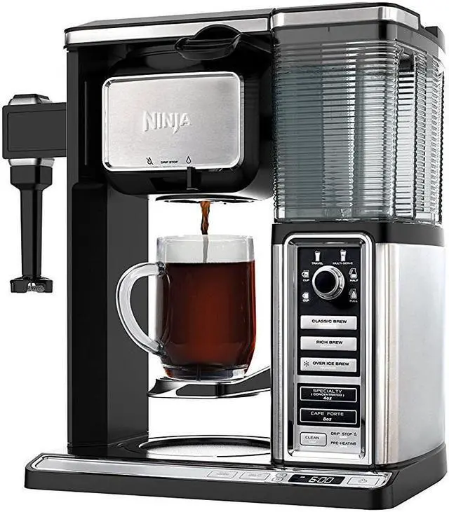 Alt view image 17 of 20 - Ninja - Coffee Bar 10-Cup Coffeemaker - Black/Stainless