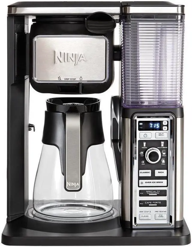 Alt view image 16 of 20 - Ninja - Coffee Bar 10-Cup Coffeemaker - Black/Stainless