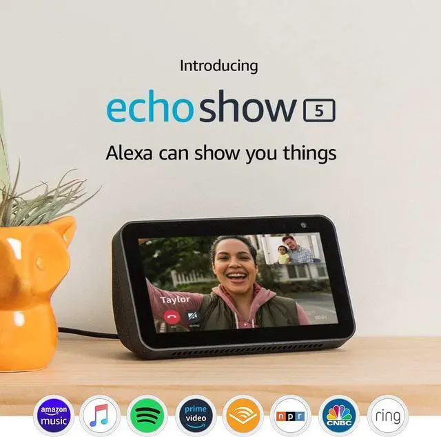 Alt view image 13 of 20 - Amazon Echo Show 5 - Compact Smart Display with Alexa - Charcoal
