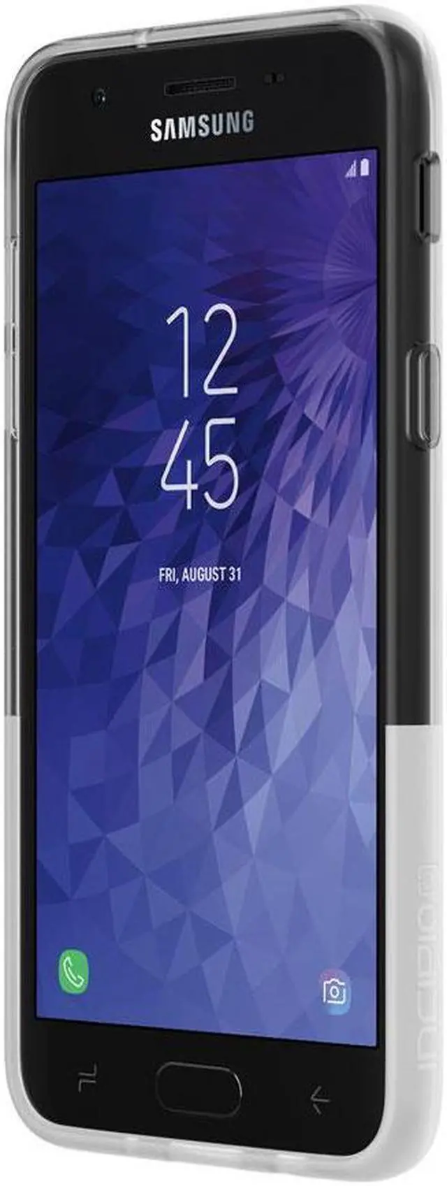 Alt view image 2 of 14 - Incipio NGP Samsung Galaxy J3 (2018) Case with Translucent, Shock-Absorbing Polymer Material for Samsung Galaxy J3 (2018) - Clear
