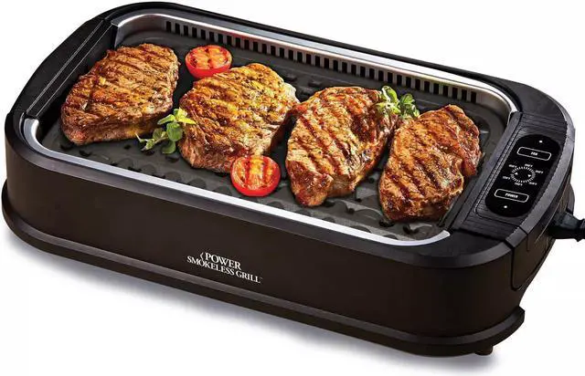 Alt view image 7 of 8 - Power Smokeless Grill by Tristar