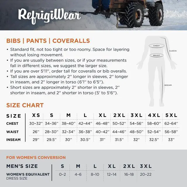 Alt view image 10 of 11 - REFRIGIWEAR 0985RNAV2XL Bib Overalls,Unisex,Fits 44 to 46" Waist