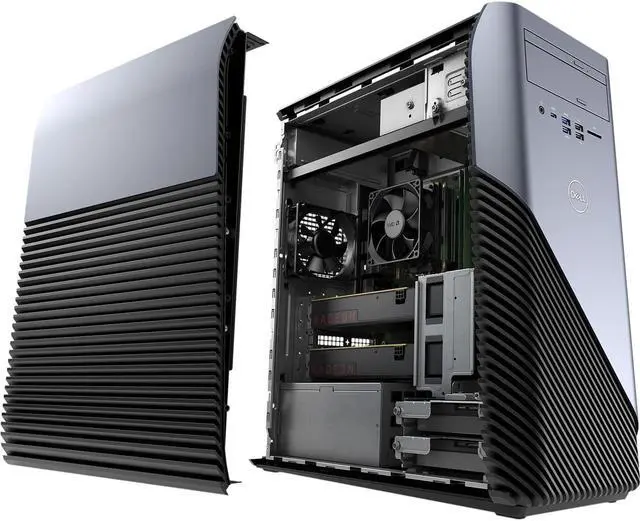 Alt view image 4 of 6 - Dell Inspiron 5675 Gaming Desktop ( AMD Ryzen 3 1200 3.1Ghz, 8GB Ram, 1TB Hard Drive, AMD Radeon RX 560 2GB Graphics, Windows 10 Home ) Grade B