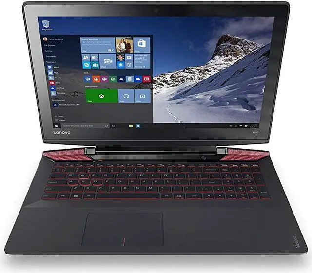 Alt view image 3 of 7 - LENOVO Y700 15.6" FHD Gaming Laptop ( AMD FX-8800P Radeon R7 2.1Ghz, 8GB RAM, 1TB Hard Drive, AMD Radeon R9 M385X 2GB Graphics, Win 10 Home ) Grade A