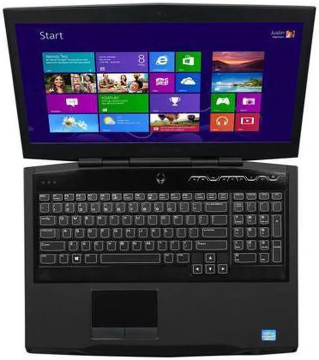 Alt view image 2 of 7 - Dell Alienware M17X R4 17.3" FHD Gaming Laptop ( Intel Core i7-3610QM 2.30Ghz, 8GB Ram, 500GB Hard Drive, Nvidia GeForce GTX 660M 2GB Graphics, Windows 10 Home ) Grade A