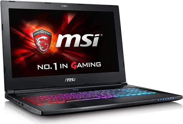 Main image of MSI GS60 6QC Ghost Pro 15.6" FHD Gaming Laptop ( Intel Core i7-6700HQ 2.60Ghz, 16GB Ram, 256GB SSD NVMe + 480GB SSD, Nvidia GeForce GTX 960M 2GB Graphics, Windows 10 Pro ) Grade A