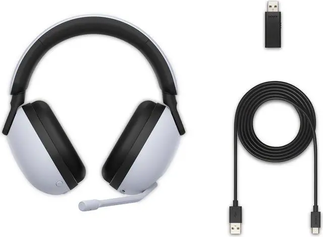 Alt view image 5 of 20 - Sony - WHG900N/W INZONE H9 Wireless Noise Canceling Gaming Headset - White