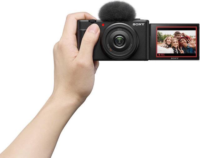 Sony ZV-1F Black Vlog Camera For Content Creators & Vloggers