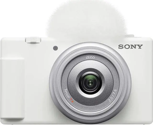 Alt view image 2 of 20 - Sony ZV-1F Vlog Camera for Content Creators and Vloggers (White)