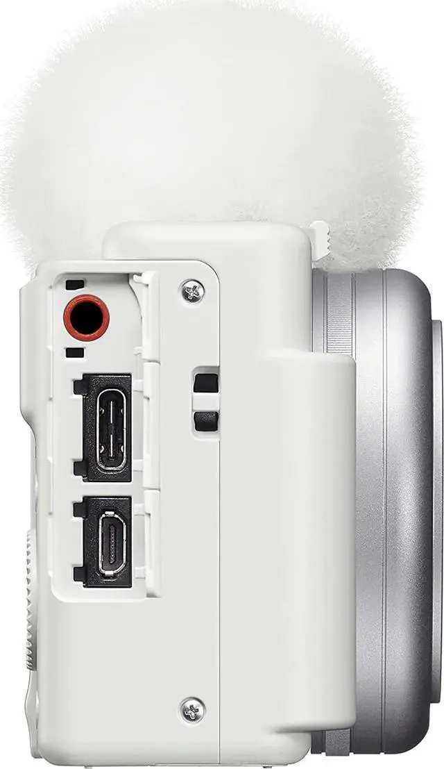 Alt view image 3 of 20 - Sony ZV-1F Vlog Camera for Content Creators and Vloggers (White)